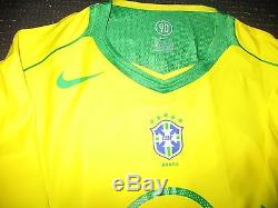 Authentic Ronaldo Brazil Player Issue 2004 Jersey Real Madrid Barcelona Shirt
