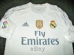 Authentic Ronaldo Real Madrid 2015 2016 ADIZERO Issue Jersey Camiseta Shirt L