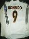 Authentic Ronaldo Real Madrid UEFA Jersey 2004 2005 Camiseta Shirt Barcelona L