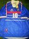 Authentic Zidane France 1998 WC Jersey Real Madrid Maillot Shirt BNWT XL