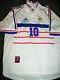 Authentic Zidane France 1998 WC Jersey Real Madrid Maillot Shirt Juventus L
