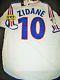 Authentic Zidane France 2000 EURO Jersey Real Madrid Maillot Shirt Trikot L NEW