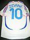 Authentic Zidane France 2006 WC LAST GAME Jersey Real Madrid Maillot Shirt M