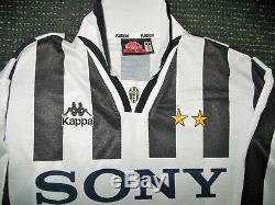 Authentic Zidane Juventus 1996 1997 Jersey Shirt Camiseta Maglia Real Madrid XL