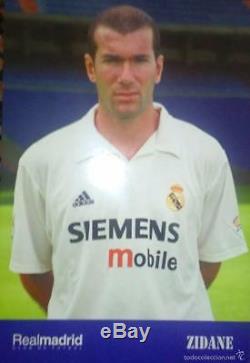 Authentic Zidane Real Madrid CENTENARY Jersey Shirt 2002 2003 France Camiseta XL