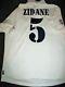 Authentic Zidane Real Madrid DEBUT Jersey Shirt 2001 2002 France Camiseta L