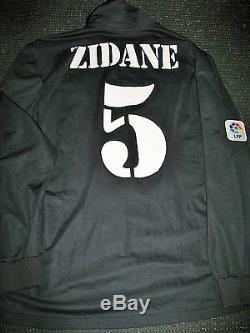 Authentic Zidane Real Madrid Jersey 2001 2002 Match Issue Debut France Camiseta