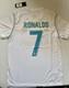 Authentic adidas Real Madrid Cristiano Ronaldo #7 White Home Jersey Men's M