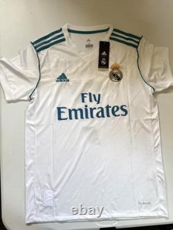 Authentic adidas Real Madrid Cristiano Ronaldo #7 White Home Jersey Men's M