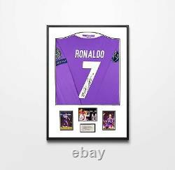 Authentically Signed Cristiano Ronaldo Signed Jersey Real Madrid 2017