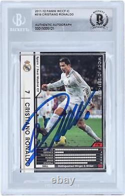 Autographed Cristiano Ronaldo Real Madrid C. F. Card