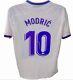 Autographed Luka Modric Real Madrid White Soccer Adidas style jersey Beckett