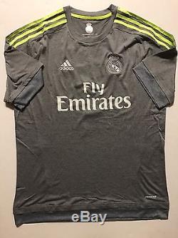 Autographed/Signed CRISTIANO RONALDO Real Madrid Grey Soccer Jersey PSA/DNA COA