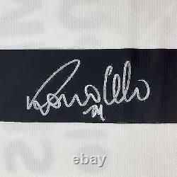 Autographed/Signed Ronaldo Nazario Real Madrid White Jersey Beckett BAS COA