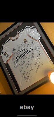 Autographed real madrid jersey 2013-2014