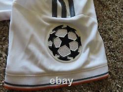 BALE #11 REAL MADRID Champions 2014 Official Home Jersey Soccer Lisbon XL NWT