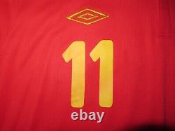 BALE #11 WALES Umbro Official Jersey Soccer XL BNWT Real Madrid L/S