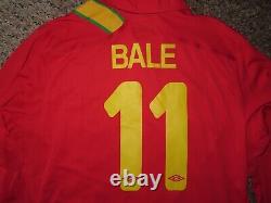 BALE #11 WALES Umbro Official Jersey Soccer XL BNWT Real Madrid L/S