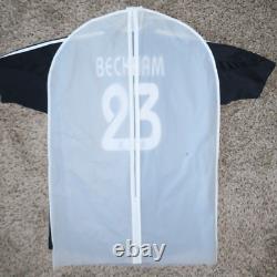 BECKHAM #23 REAL MADRID CF SPAIN Official Away Player Jersey Soccer XL 2004-2005