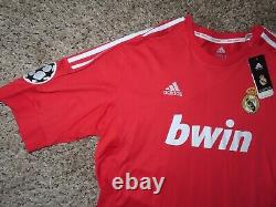 BENZEMA #9 Real Madrid 2011-12 UCL Jersey Shirt Size 2XL XXL NWT Soccer