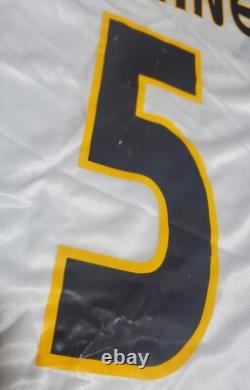 BNWT 2004 2005 REAL MADRID #5 ZIDANE Official Home Jersey La Liga UL Patch XL