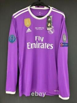 BNWT 2016 2017 Real Madrid Cristiano Ronaldo L/S Official Jersey UEFA CL Final