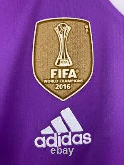 BNWT 2016 2017 Real Madrid Cristiano Ronaldo L/S Official Jersey UEFA CL Final