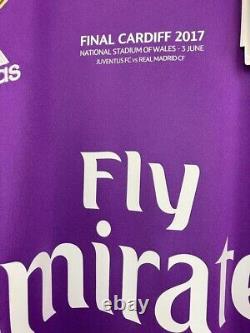 BNWT 2016 2017 Real Madrid Cristiano Ronaldo L/S Official Jersey UEFA CL Final