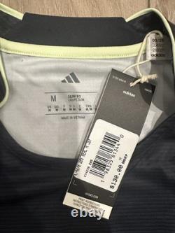 BNWT Adidas Real Madrid 2025/26 UCL Away Jersey Kylian Mbappé #9 Size M JJ4182