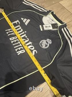 BNWT Adidas Real Madrid 2025/26 UCL Away Jersey Kylian Mbappé #9 Size M JJ4182