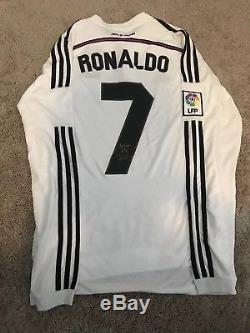 BNWT Cristiano Ronaldo #7 2014 Ballon DOr Winner Long Sleeve Real Madrid Jersey