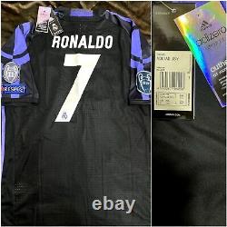 BNWT Cristiano Ronaldo Jersey #7 Real Madrid 2016/2017 Shirt CR7 Third Kit