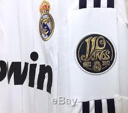 BNWT Real Madrid 2012/2013 Home Shirt Jersey L/S Long Sleeve Ramos Official M