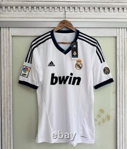 BNWT Real Madrid 2012-2013 Home Soccer Jersey Football Kit Shirt Size M