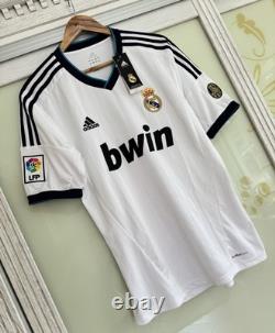 BNWT Real Madrid 2012-2013 Home Soccer Jersey Football Kit Shirt Size M