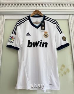 BNWT Real Madrid 2012-2013 Home Soccer Jersey Football Kit Shirt Size M