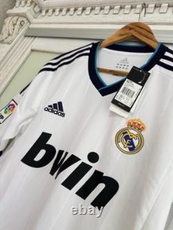 BNWT Real Madrid 2012-2013 Home Soccer Jersey Football Kit Shirt Size M
