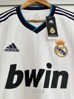 BNWT Real Madrid 2012-2013 Home Soccer Jersey Football Kit Shirt Size M