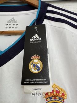 BNWT Real Madrid 2012-2013 Home Soccer Jersey Football Kit Shirt Size M