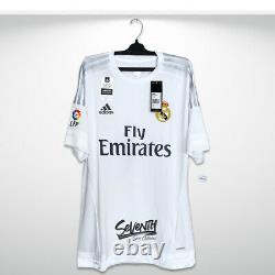 BNWT Real Madrid 2015 2016 Player Issue Shirt Official Adizero Jersey (L)