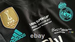 BNWT Real Madrid Official Shirt 2017 2018 Ronaldo Super Cup Long Sleeve Jersey