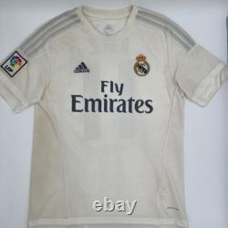 Bale #11 Real Madrid 2015/2016 Home ORIGINAL Adidas Rare Soccer Jersey (M)