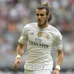 Bale #11 Real Madrid 2015/2016 Home ORIGINAL Adidas Rare Soccer Jersey (M)