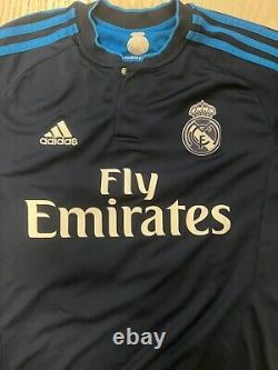 Bale #11 Real Madrid Jersey Size S 2015/2016 Authentic Adidas Climacool
