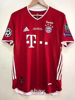 Bayern Munich 2019-2020 Champions League Final Lisbon player version jersey