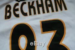 Beckham #23 Real Madrid Jersey Shirt 100% Original 2003/2004 Home XL NEW