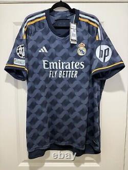 Bellingham #5 2XL Adidas Real Madrid Away Champions League Jersey