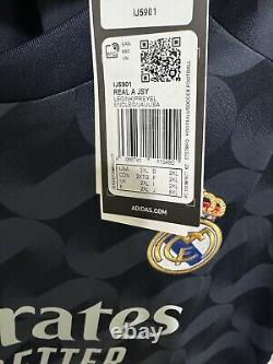 Bellingham #5 2XL Adidas Real Madrid Away Champions League Jersey