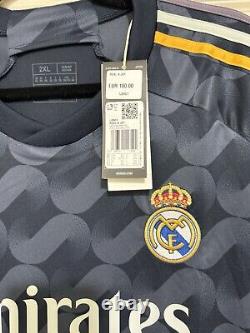 Bellingham #5 2XL Adidas Real Madrid Away Champions League Jersey