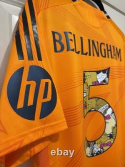 Bellingham #5 Men's XL Adidas Real Madrid Authentic Away Limited Edition Jersey